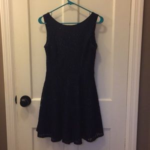 ‘Speechless’ Navy Blue Party Dress